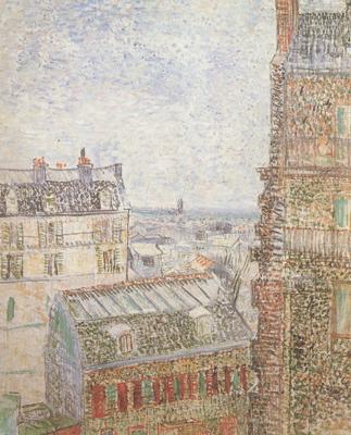 Vincent Van Gogh View of Paris from Vincent's Room in t he Rue Lepic (nn04)